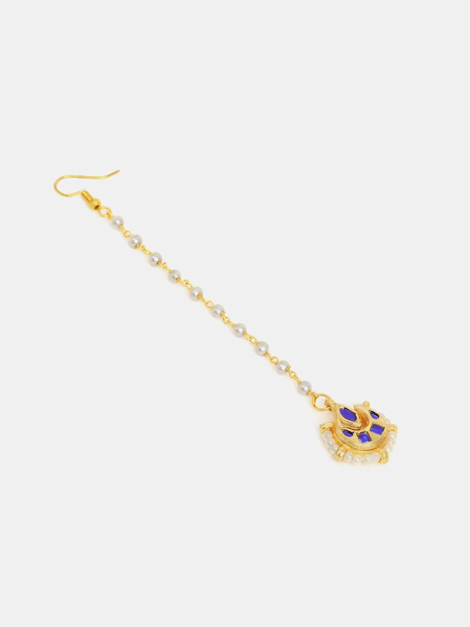 Ruby Raang Virasat Jewels Maang Tikka