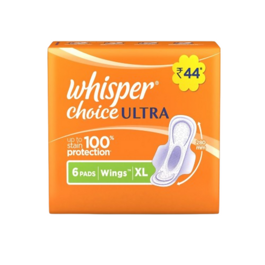 Whisper Choice Ultra Sanitary Pads Large Size  Grab2Buy Whisper Grab2Buy