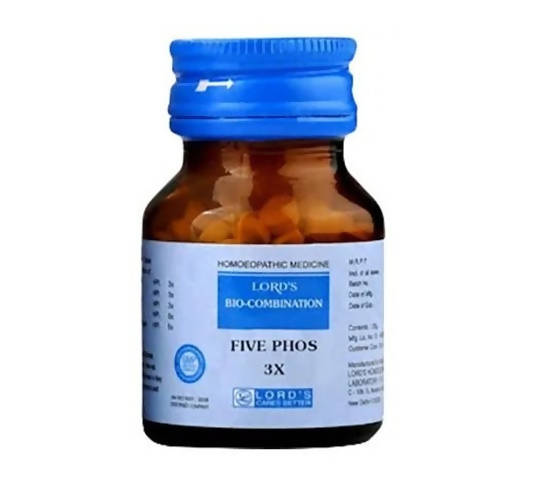 Lord's Homeopathy Five Phos Biocombination Tablets 