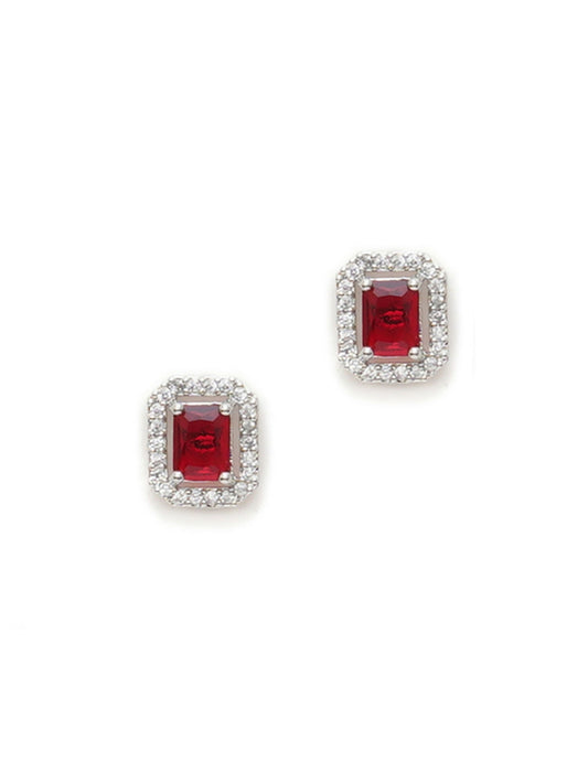 stone stud (Red) - Ruby Raang - Grab2buy