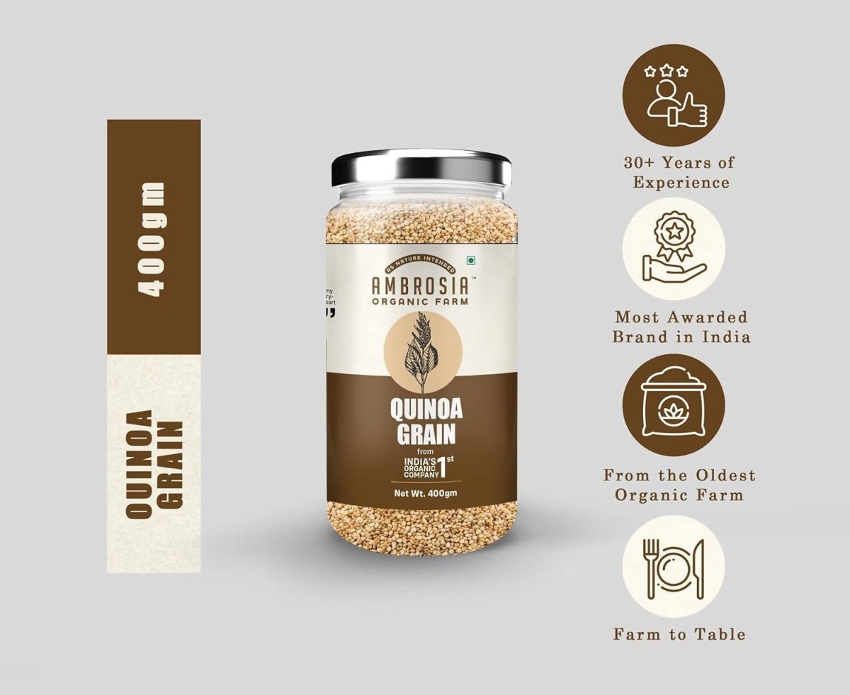 Ambrosia Organic Farm Quinoa Grain - Grab2buy