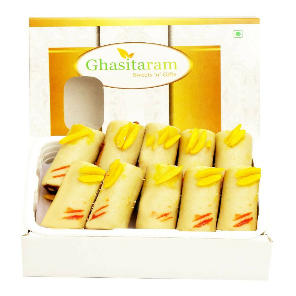 Ghasitaram Pure Kaju Rolls 