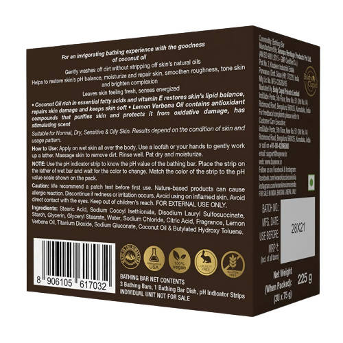 Wow Skin Science Coconut & Lemon Verbena Bathing Bar 