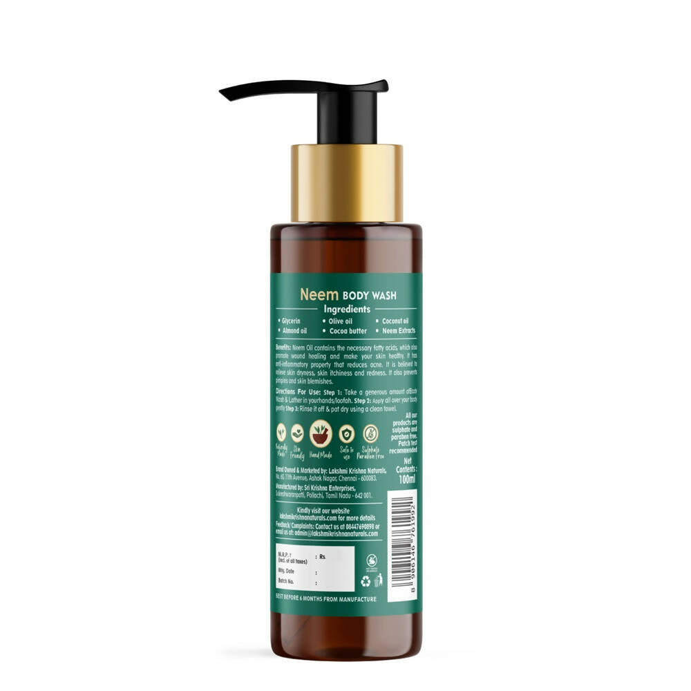 Lakshmi Krishna Naturals Neem Body Wash