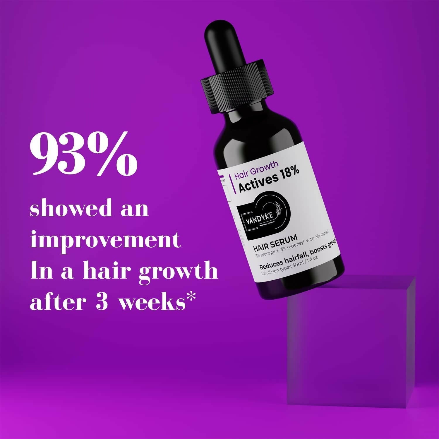 Vandyke Hair Growth Actives 18% Hair Serum  Grab2Buy Vandyke Grab2Buy