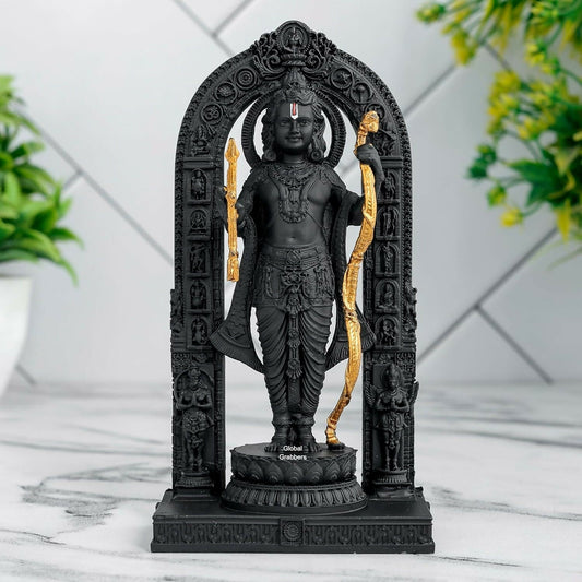 Global Grabbers Polyresin 3D Ram Lalla Ayodhya Idol - Grab2buy