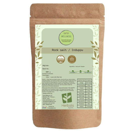 Satvi Wellness Induppu | Rock Salt - Grab2buy