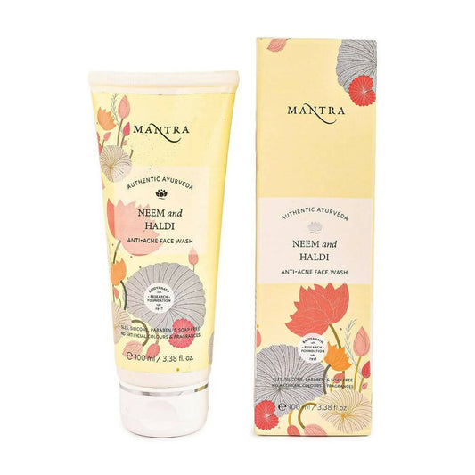 Mantra Herbal Neem and Haldi Anti-Acne Face Wash - Grab2buy