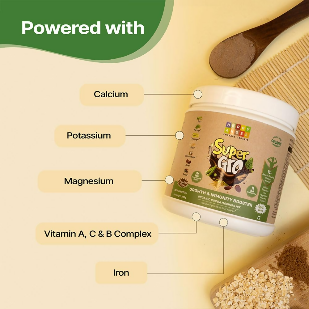 Herby Angel SuperGro Growth & Immunity Booster Mix For Kids 