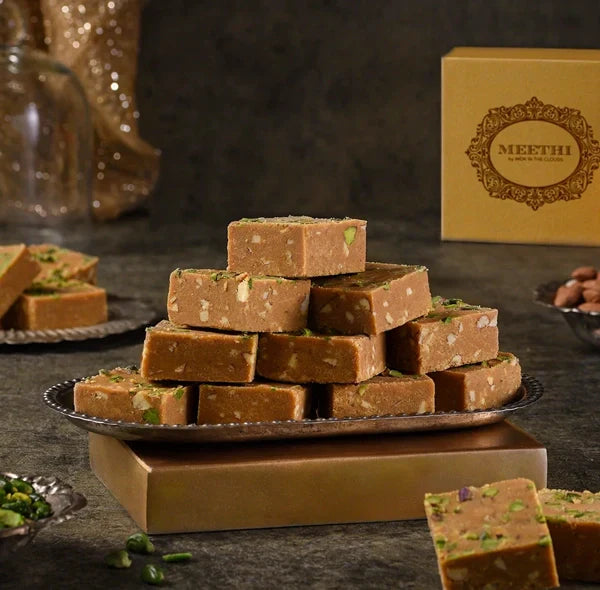 Meethi Besan Chana Barfi 