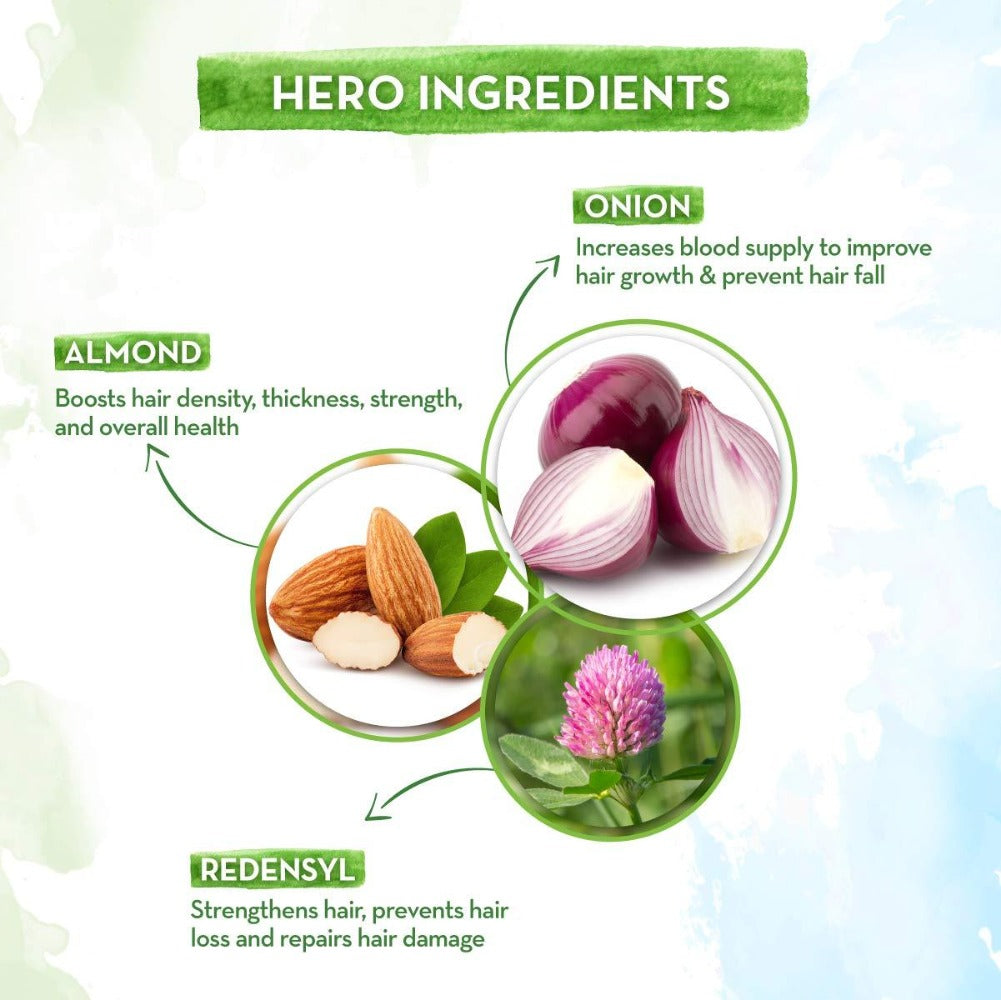 Mamaearth Onion Hair Oil With Onion Oil ingredients