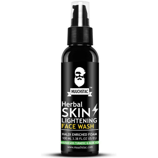 Muuchstac Herbal Skin Lightening Haldi Face Wash For Men