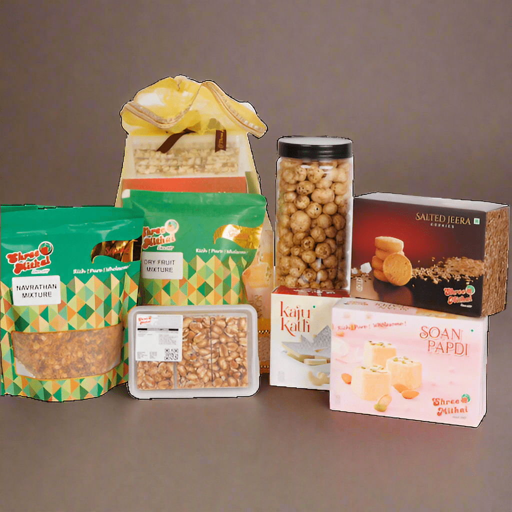 Shree Mithai Blue Titanium Dry Fruit Box 
