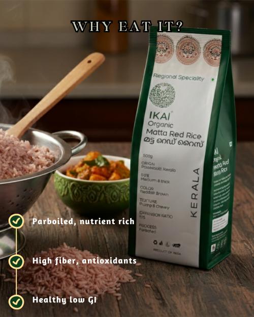 IKAI Organic Matta Red Rice 