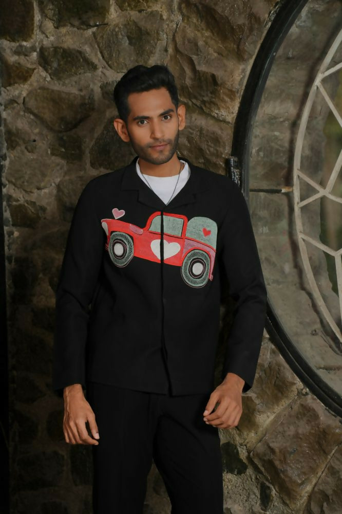 Cruise Black Shacket by Hilo Design