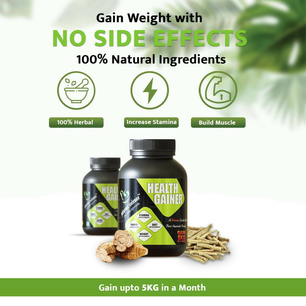 Pharma Science Weight Gainer Supplement Powder for Men and Women 
