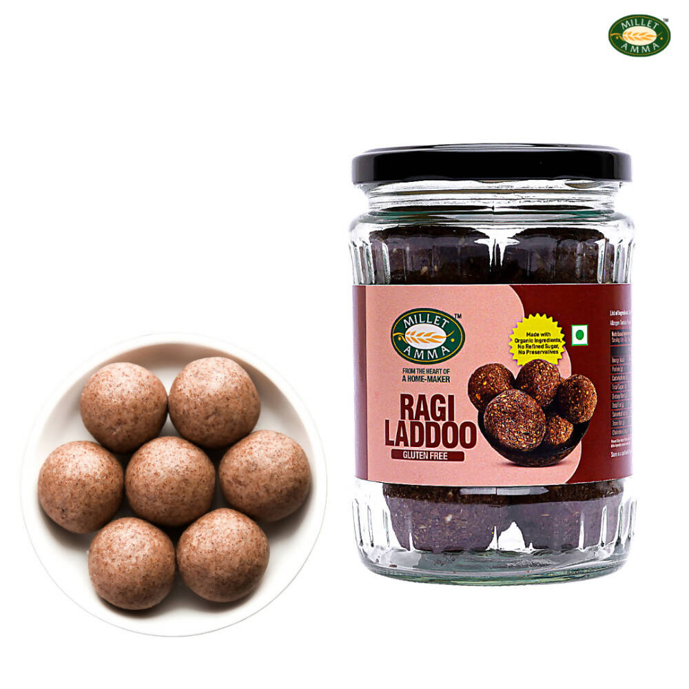 Millet Amma Ragi Laddoo- Made With Jaggery 