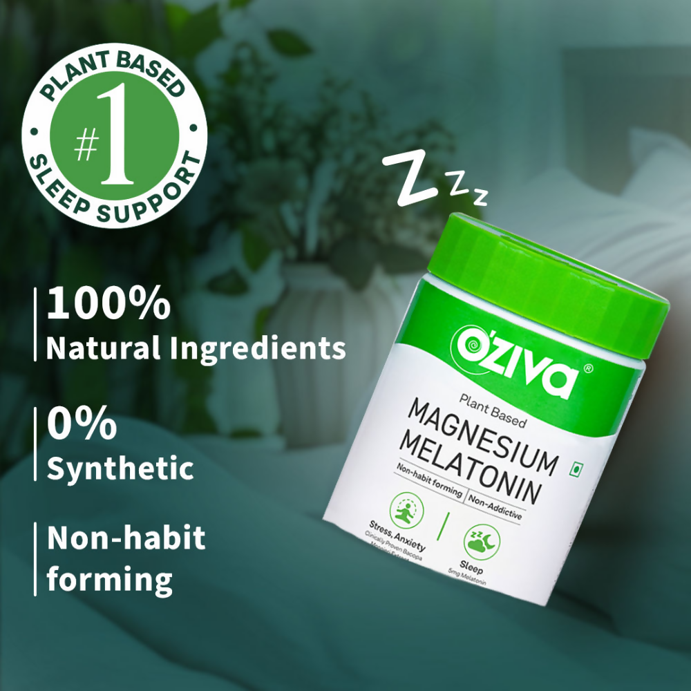 Oziva Magnesium Melatonin Tablets 