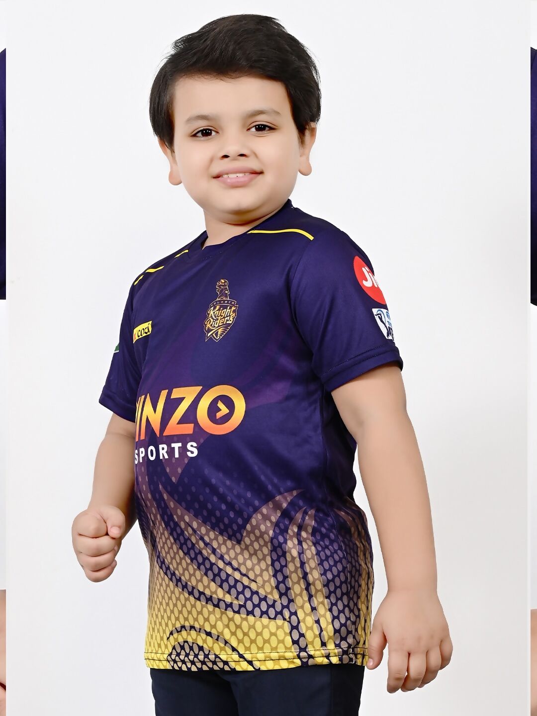 Baesd Boys Sports Round Neck Printed Cricket Jersey IPL, T20 T-shirt 