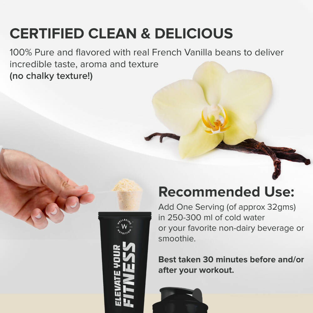 Wellbeing Nutrition Superfood Plant Protein-French Vanilla Caramel  Grab2Buy Wellbeing Nutrition Grab2Buy