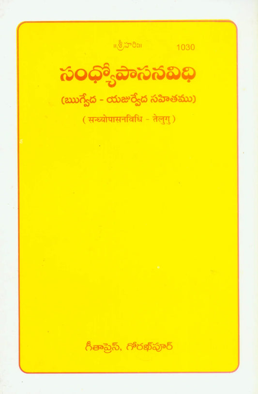 Sandheopasan Vidhi (Telugu)