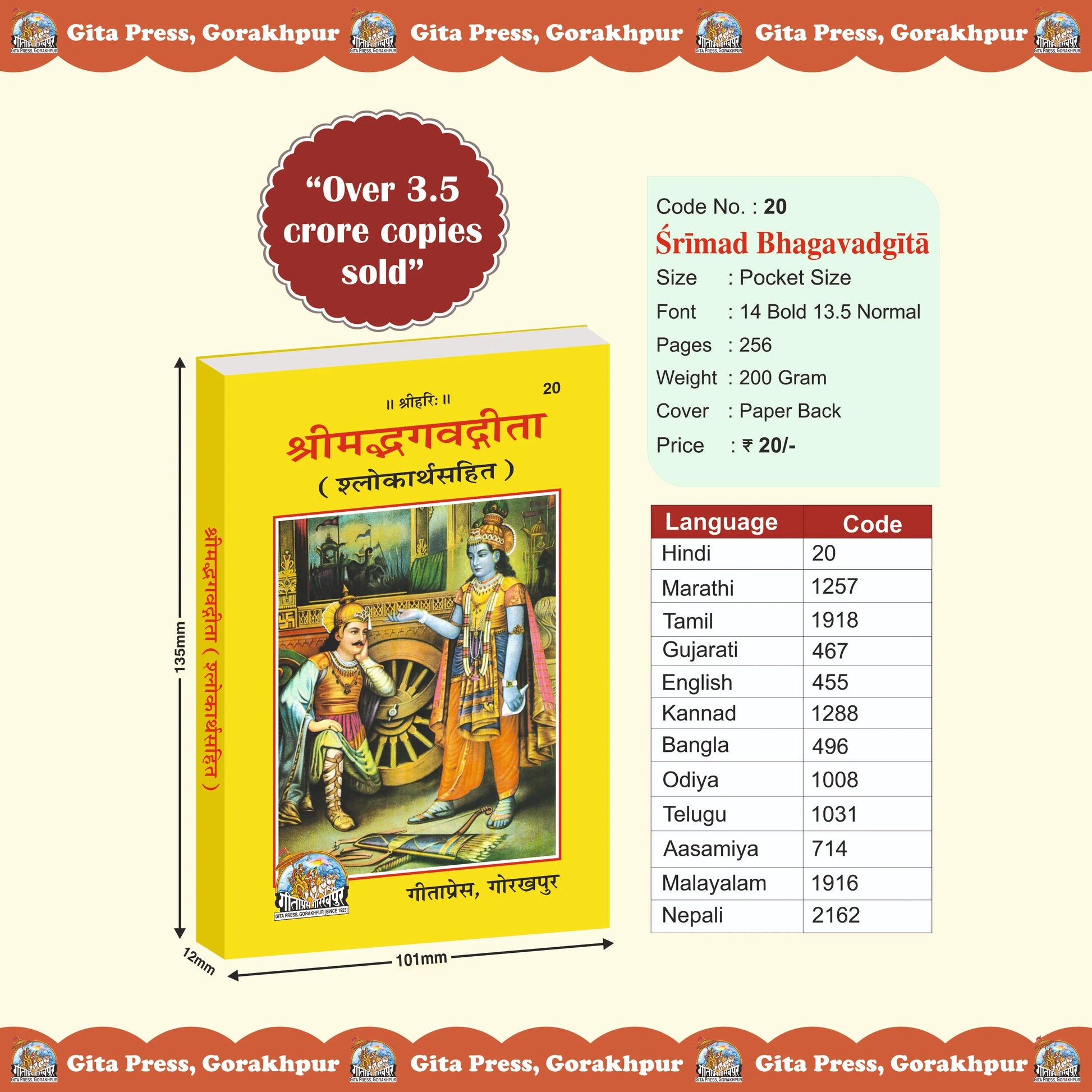 Shrimad Bhagavad Gita Hindi –(Shlokarth Sahit) Meaning of Each Shloka