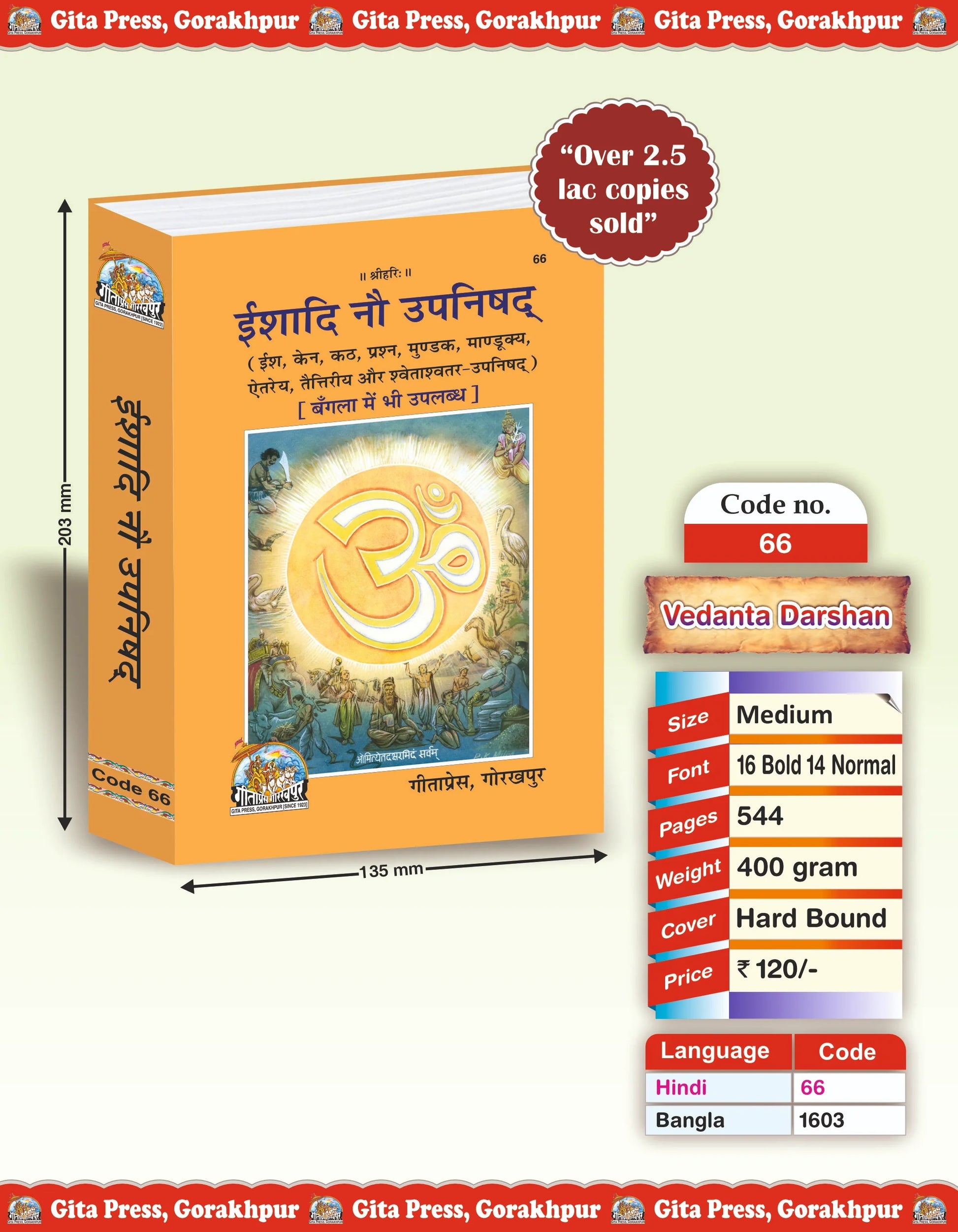 Ishadi Nau Upanishad – The Nine Principal Upanishads with Sanskrit Text and Hindi Commentary by