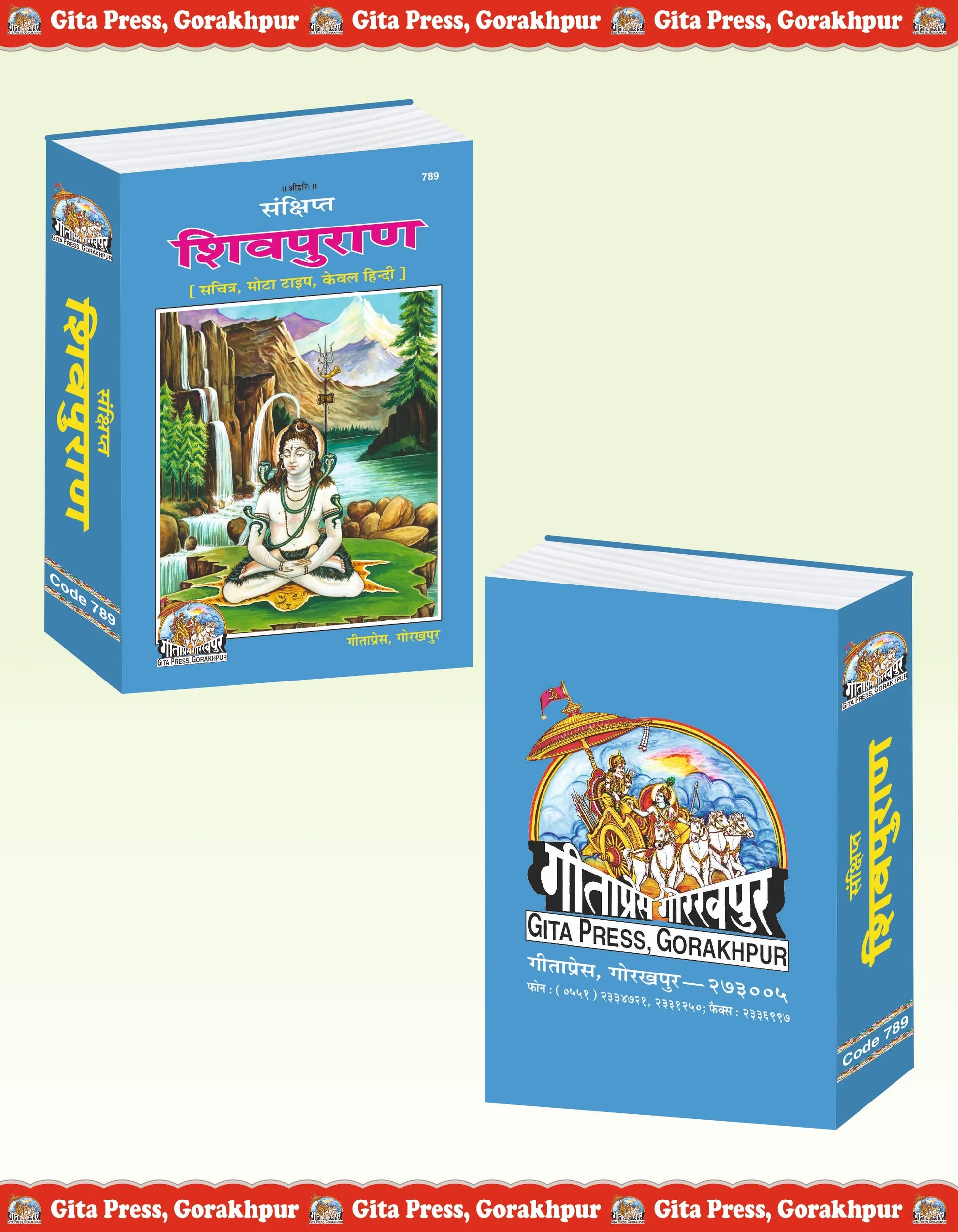 Sankshipt Shiv Puran Hindi – Illustrated Large Print Edition