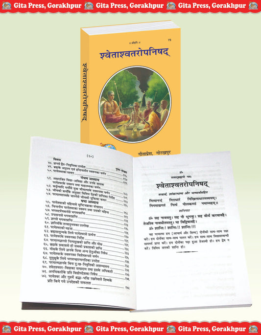 Shvetashvatara Upanishad – Sanskrit Text with Hindi Translation & Adi shankaracharya Bhashya Commentary by