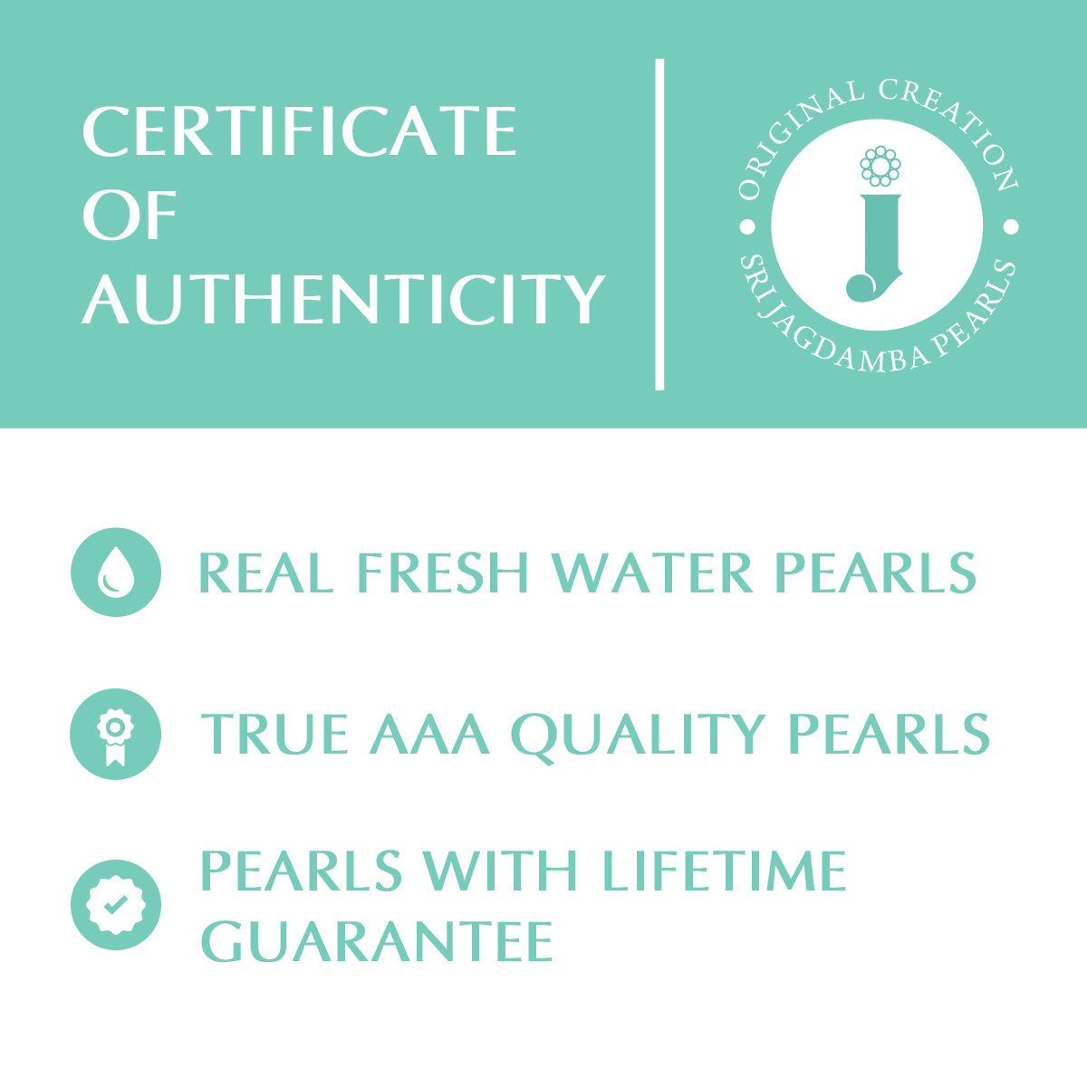 J Pearls Round Pearl Necklace - Real Pearl Jewelry | Swadesiicart