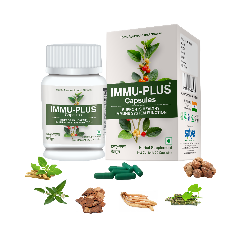 Satya Pharmaceuticals Ayurveda Immu Plus Capsules 