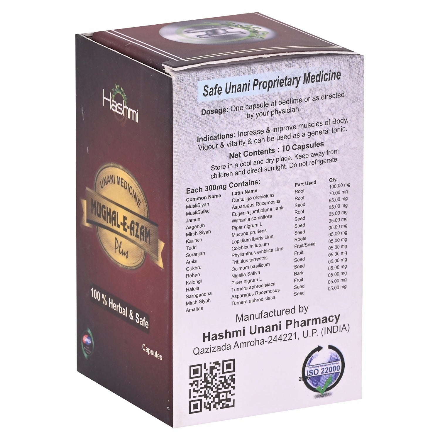 Hashmi Mughal E Azam Capsules - Grab2buy