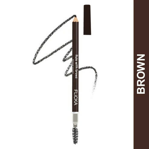 FLiCKA Rule with Brows Brow Pencil - Brown 