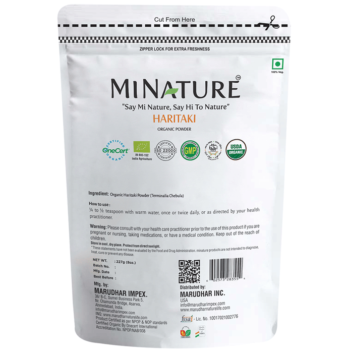 Minature Haritaki Organic Powder 