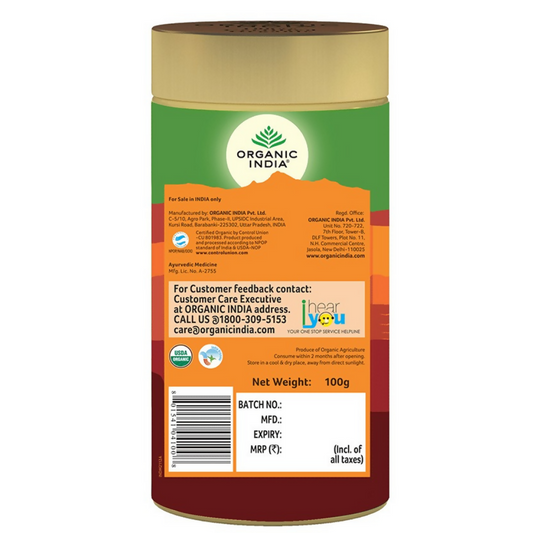 Organic India Tulsi Ginger Green Tea - Grab2buy