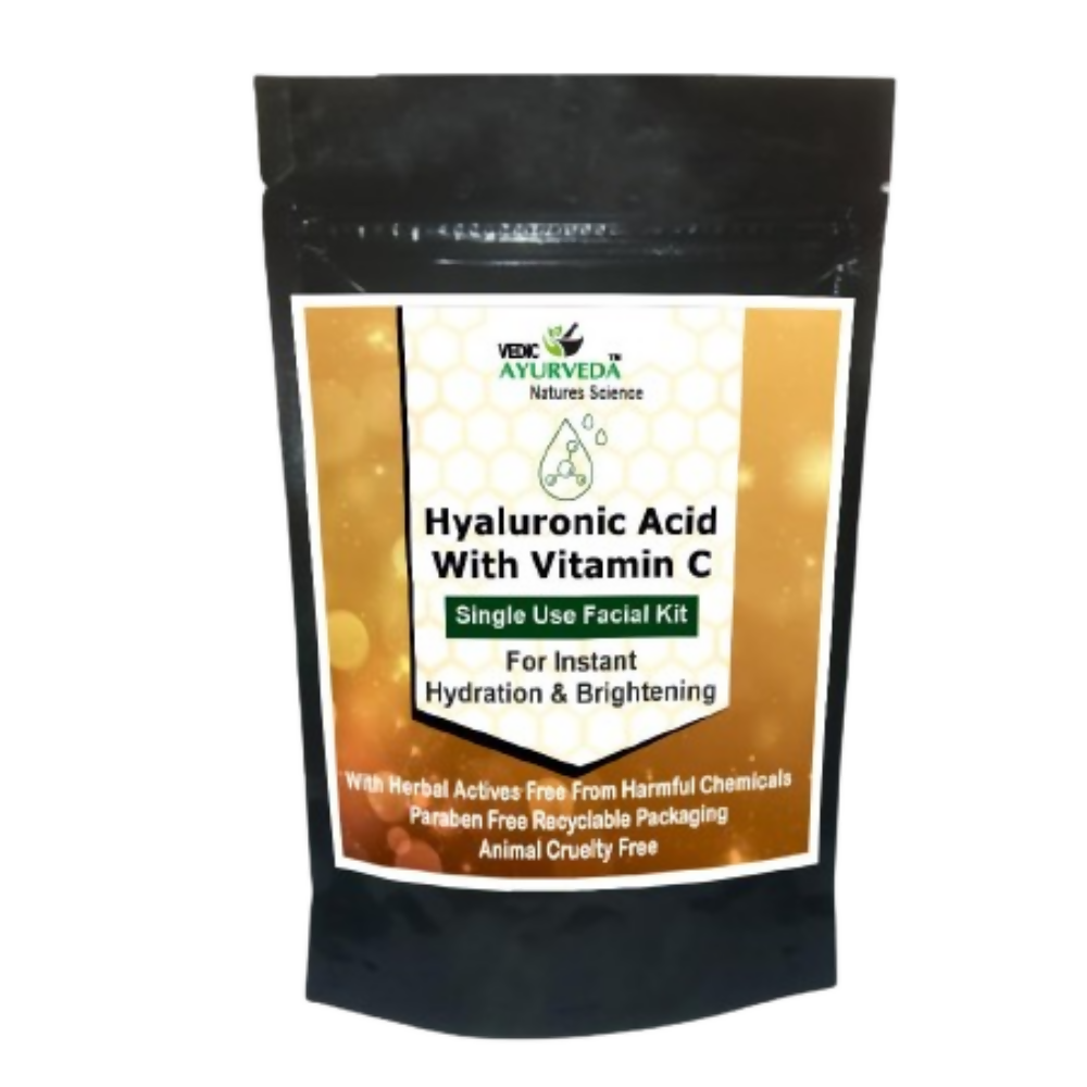 VedicAyurveda Hyaluronic Acid With Vitamin C Facial kit  Grab2Buy VedicAyurveda Grab2Buy