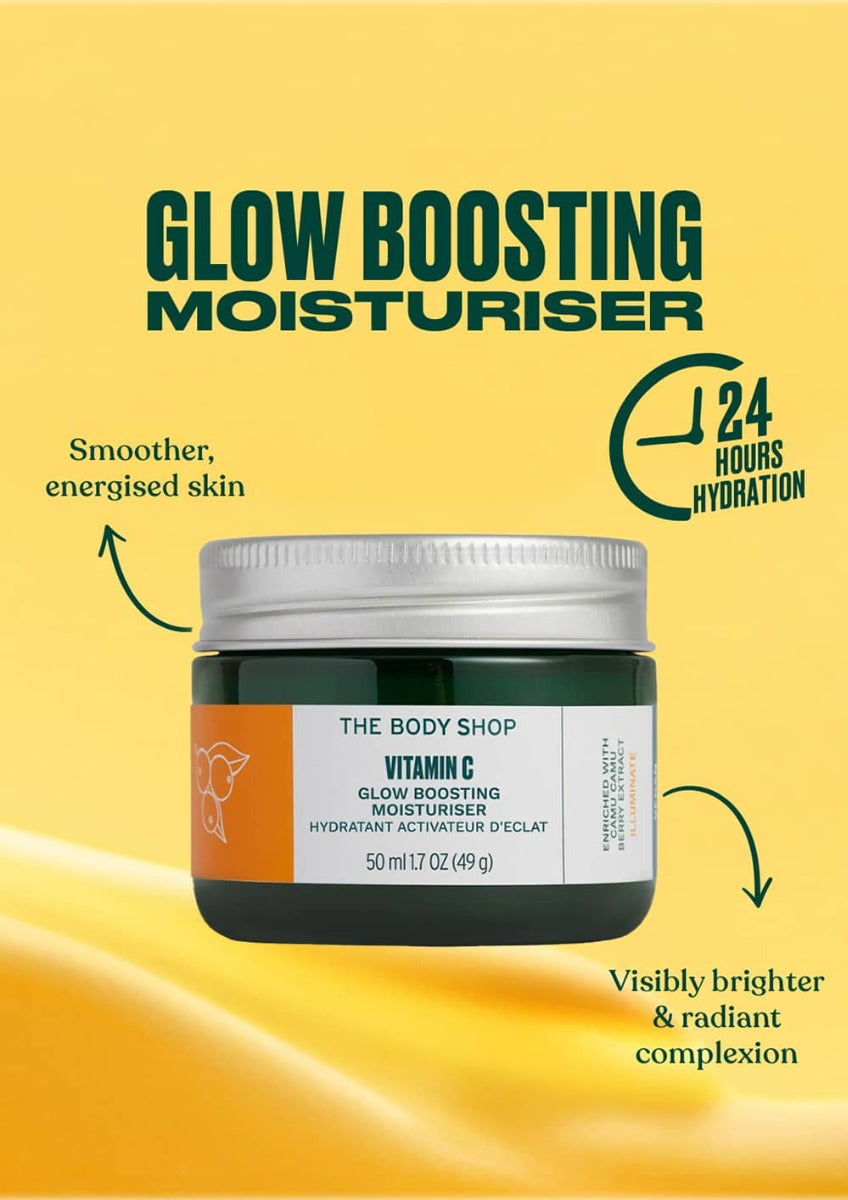 The Body Shop Vitamin C Glow Boosting Moisturiser  Grab2Buy The Body Shop Grab2Buy