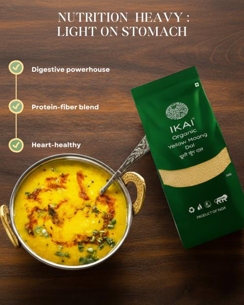 IKAI Organic Yellow Moong Dal 