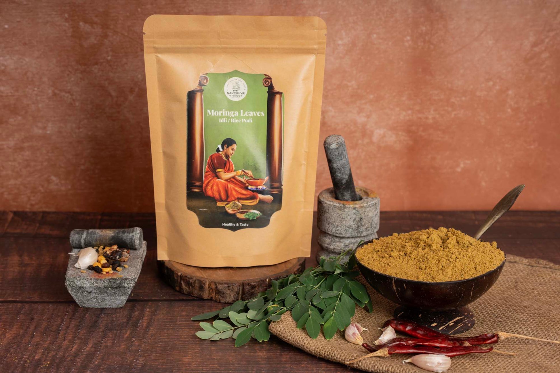 Narchuvai Foods Moringa Leaves Idly Podi