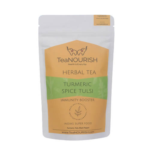 TeaNourish Turmeric Spice Tulsi Herbal Tea - Grab2buy
