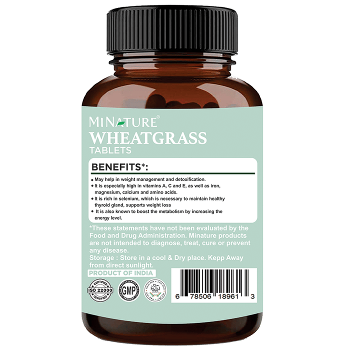 Minature Wheatgrass Tablets 