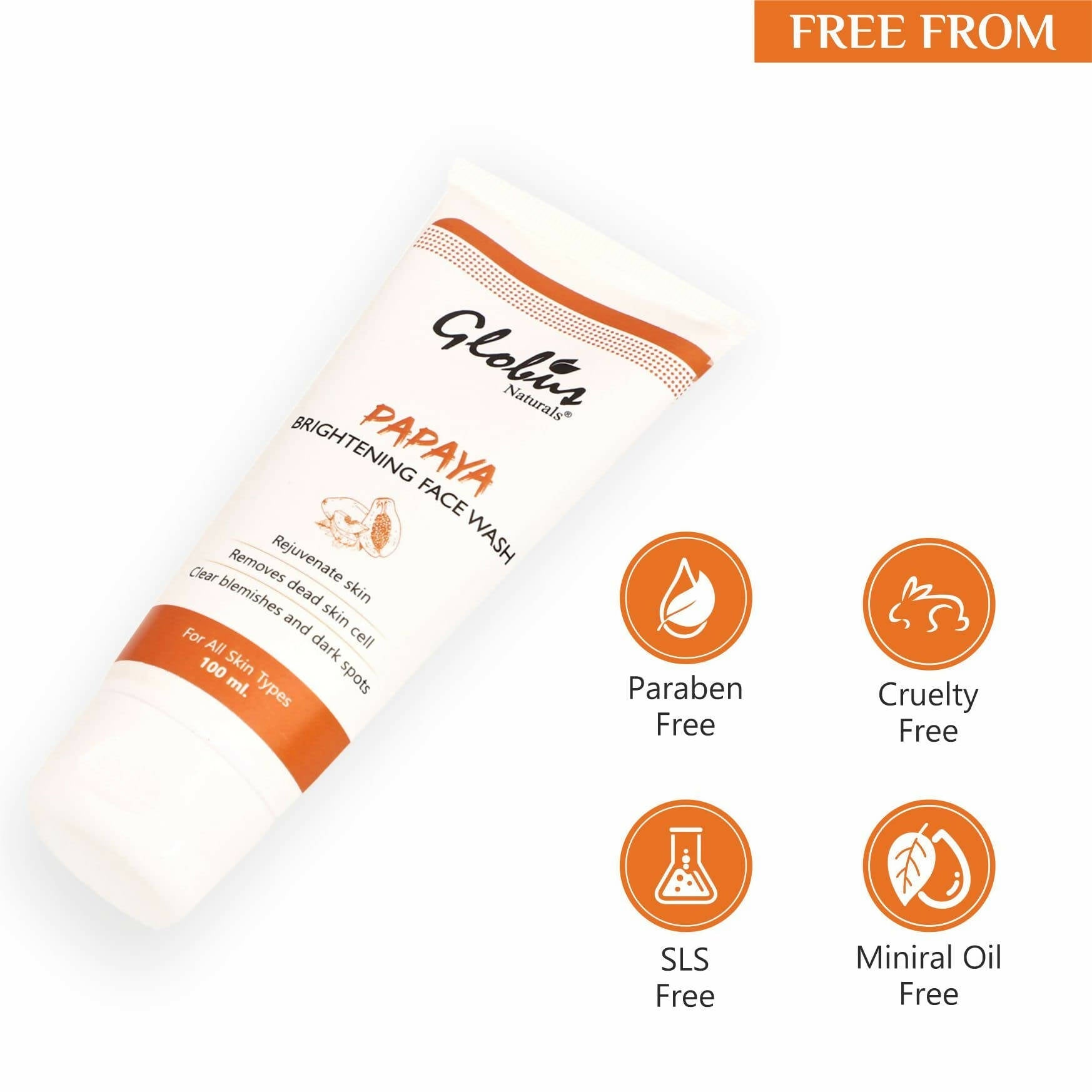 Globus Naturals Purifying Papaya Face Wash - Grab2buy