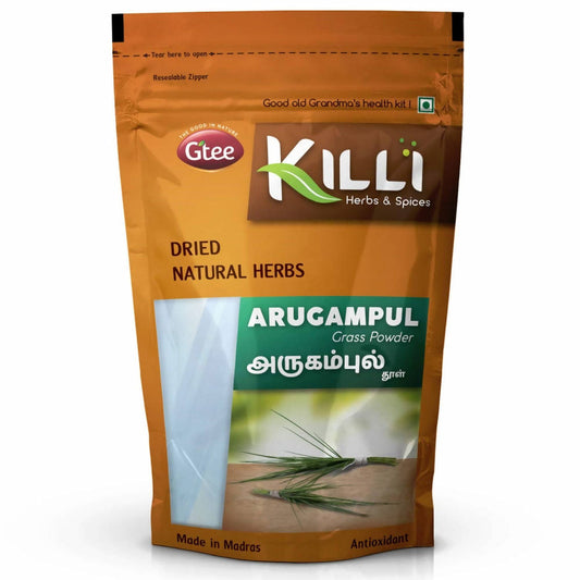 Killi Herbs Arugampul Grass Powder (Bermuda) 
