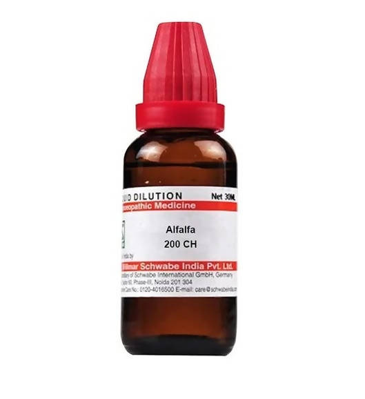 Dr. Willmar Schwabe India Alfalfa Dilution 