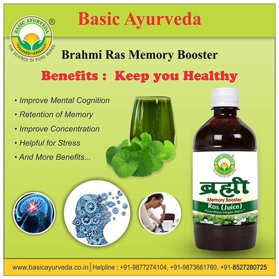 Basic Ayurveda Brahmi Ras Juice - Memory Booster 