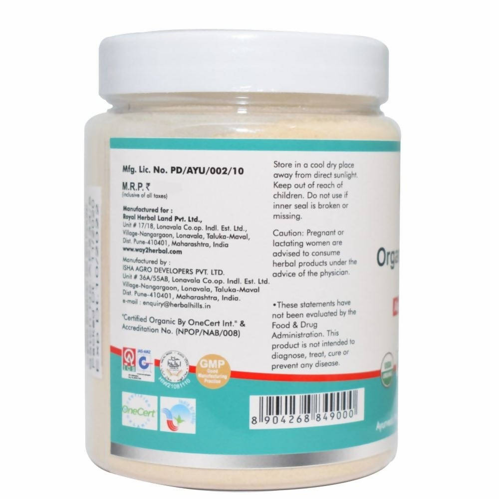 Way2herbal Organic Shatavari Powder 