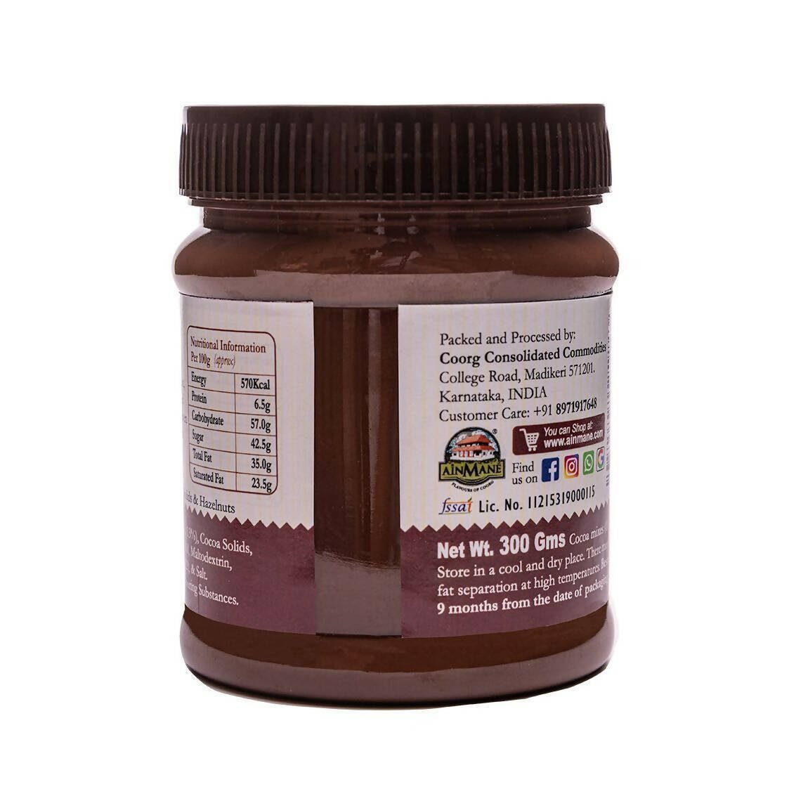 Ainmane Cocoa & Hazelnut Spread - Grab2buy