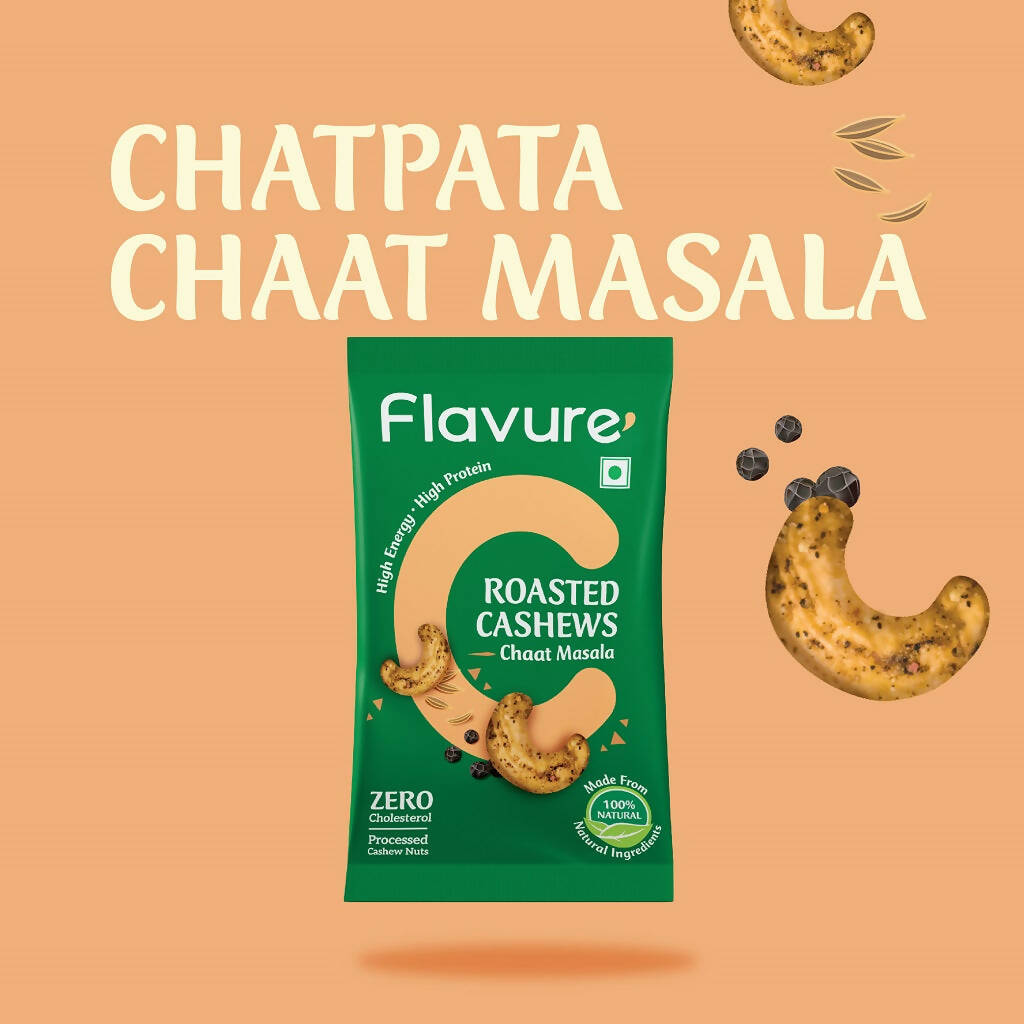 Flavure Roasted Cashew - Chaat Masala 