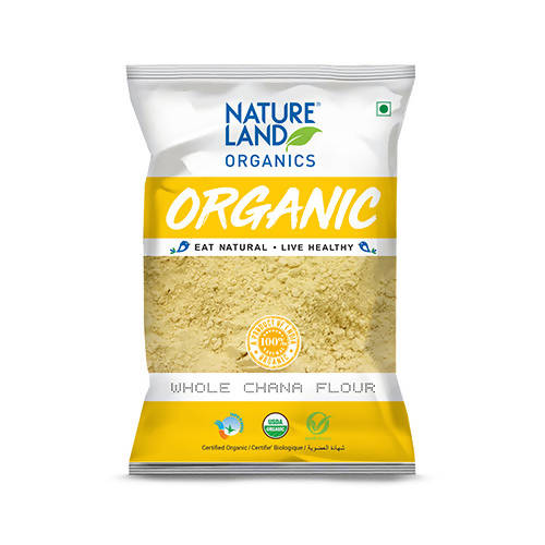 Nature Land Organics Whole Chana Flour 