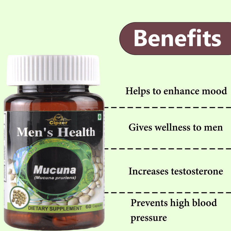 Cipzer Mucuna Capsules for Men - Grab2buy